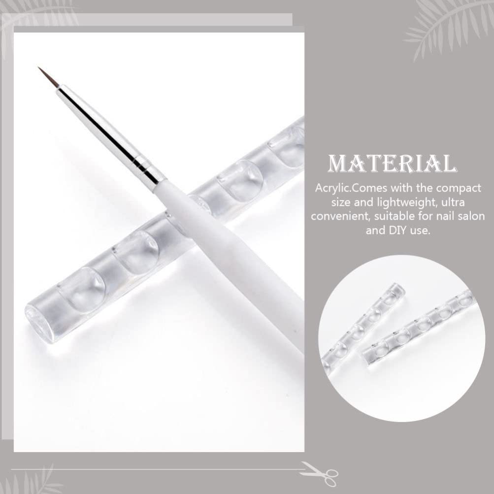 6-Piece Nail Pen Holder Set - Professional Nail Salon Organizer for Brushes, Drawing Pens & Manicure Tools | Perfect for Nail Art, Salon Storage & Home Manicure Stations