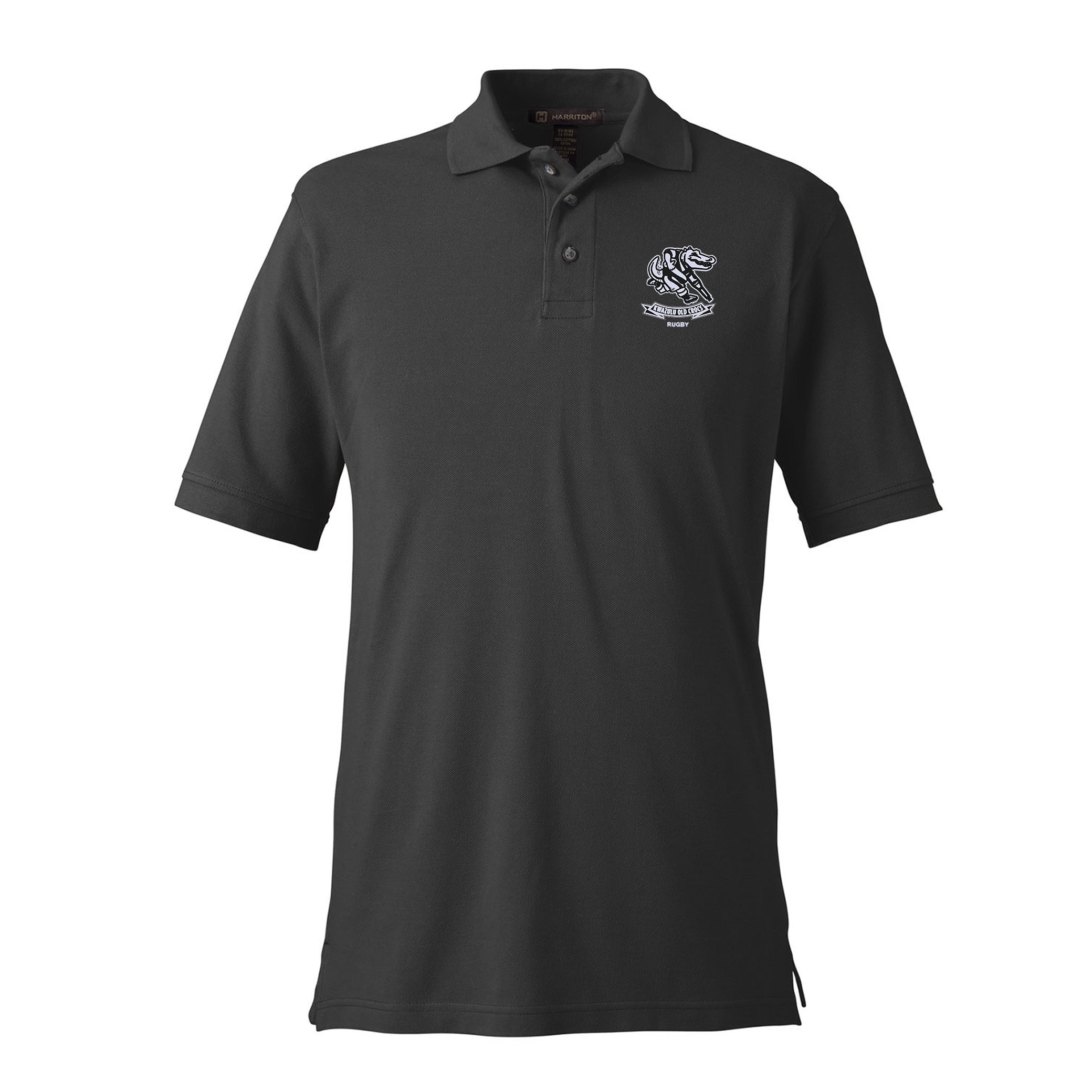 KwaZulu Old Crocs Ringspun Cotton Polo Shirt for Men - Comfortable Casual Wear for Outdoor Activities, Golf & Summer