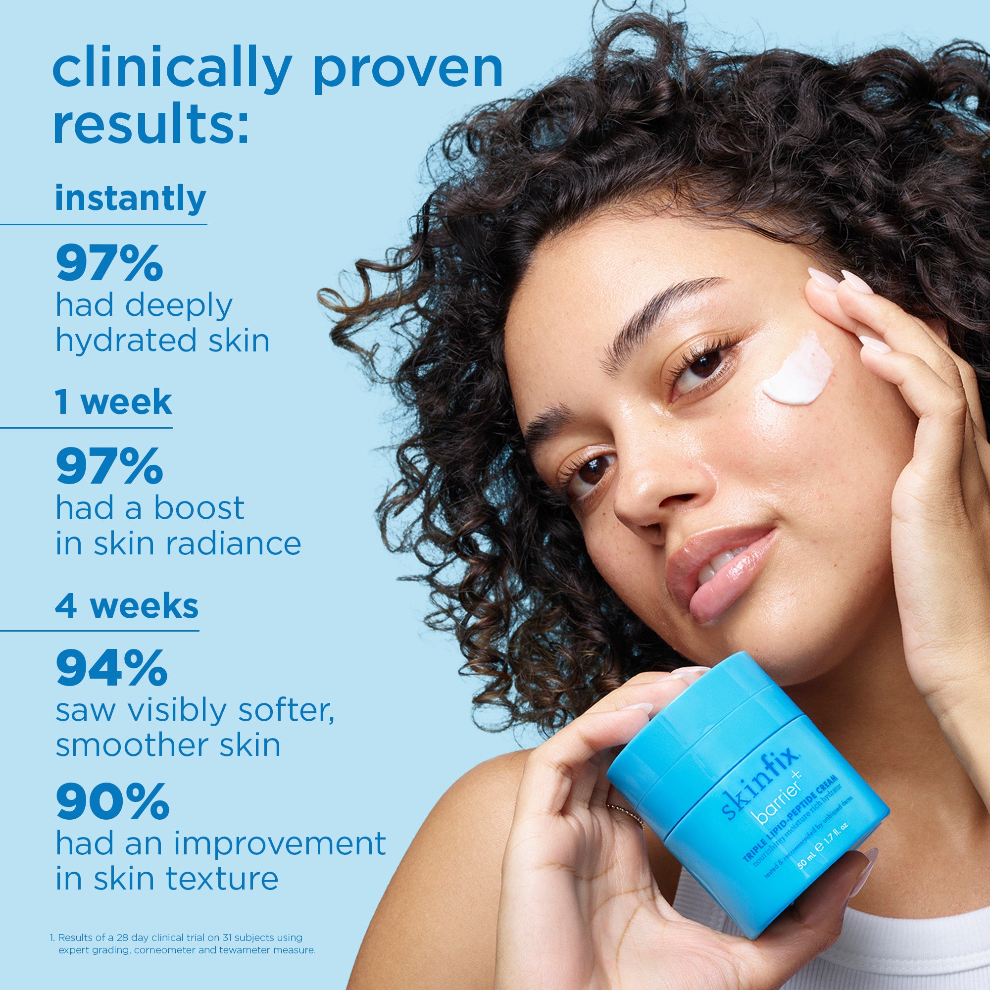 Barrier+ Triple Lipid Peptide Cream Refillable Duo Set - Anti-Aging Moisturizer for Dry & Sensitive Skin | Day & Night Hydration, Skin Barrier Repair | Perfect for Travel & Daily Skincare Routine