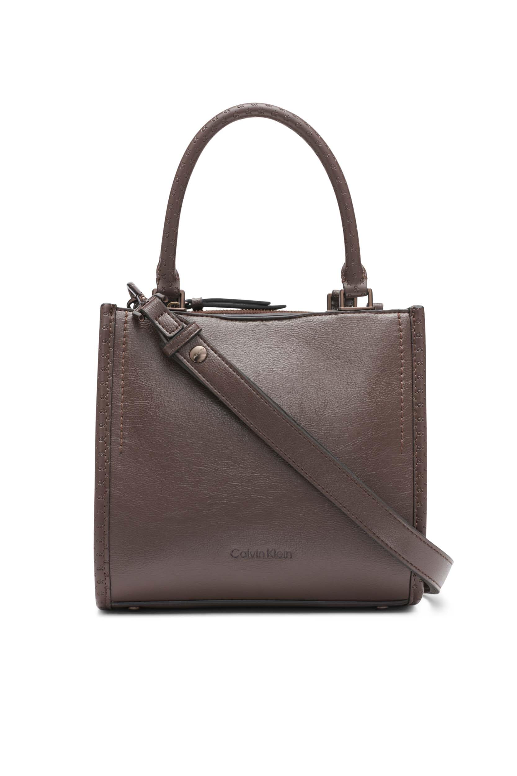 Calvin Klein Sophia Triple Compartment Crossbody Bag for Women - Stylish Leather Shoulder Purse with Multiple Pockets, Perfect for Work, Travel and Everyday Use