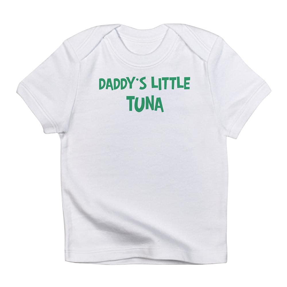 Daddy's Little Tuna Baby T-Shirt - Cute Infant Bodysuit for Newborns & Toddlers - Perfect for Family Photos, Beach Trips & Father's Day Gifts