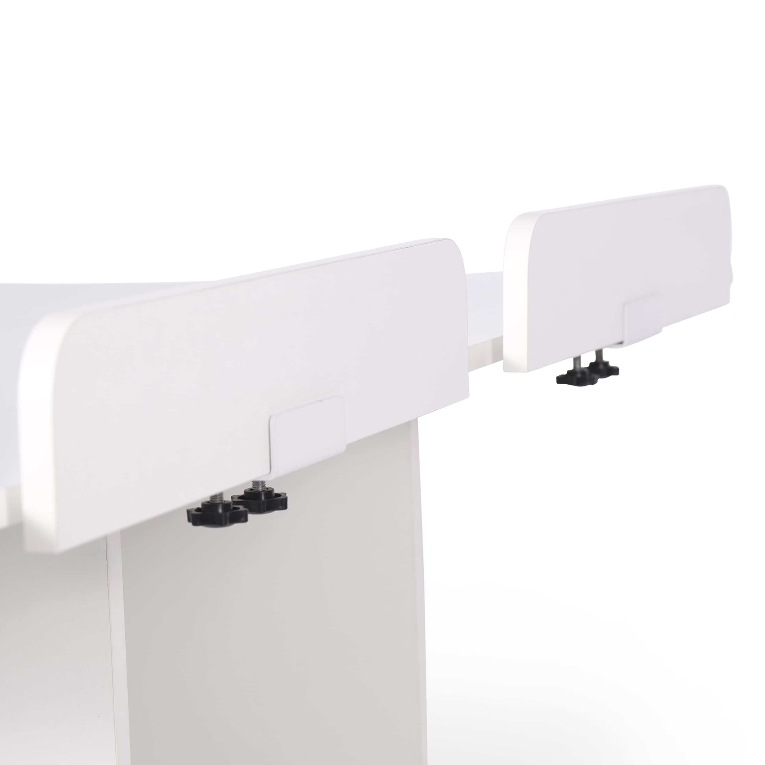 Premium Kangaroo Sewing Cabinet with Quilt Blocks - Ash White Storage Organizer for Quilting & Crafting | Perfect for Home Studios & DIY Sewing Projects