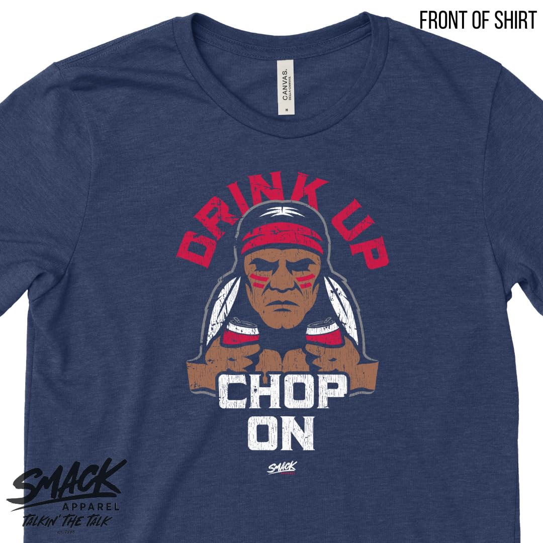 Atlanta Braves Baseball Fan T-Shirt - Bella Heather Navy Tee for Men & Women (S-5XL) - Perfect for Game Day, Tailgating & Showing Team Spirit
