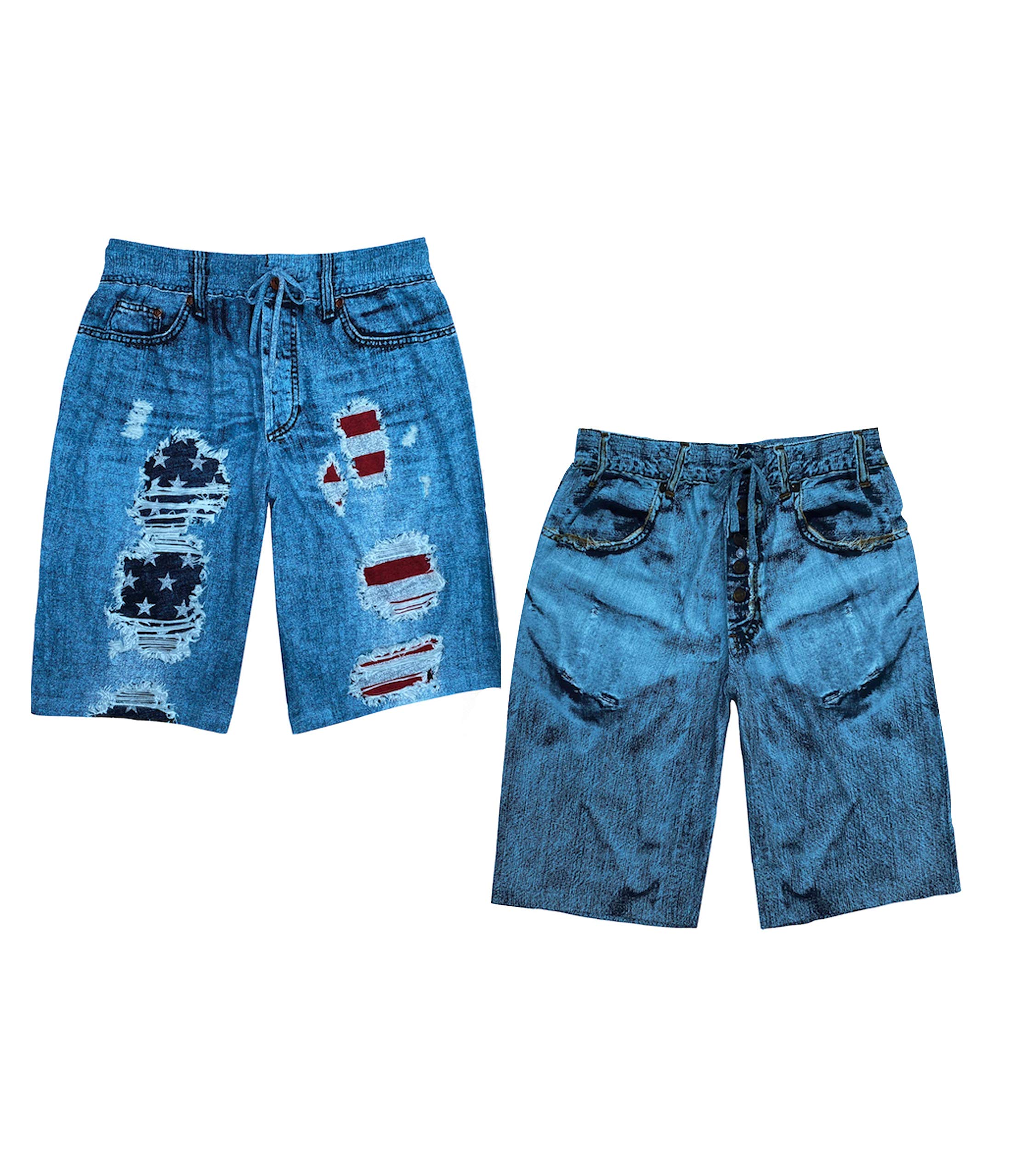 Men's Comfortable Faux Denim Pajama Pants - Soft Lounge Pants for Sleep & Relaxation at Home
