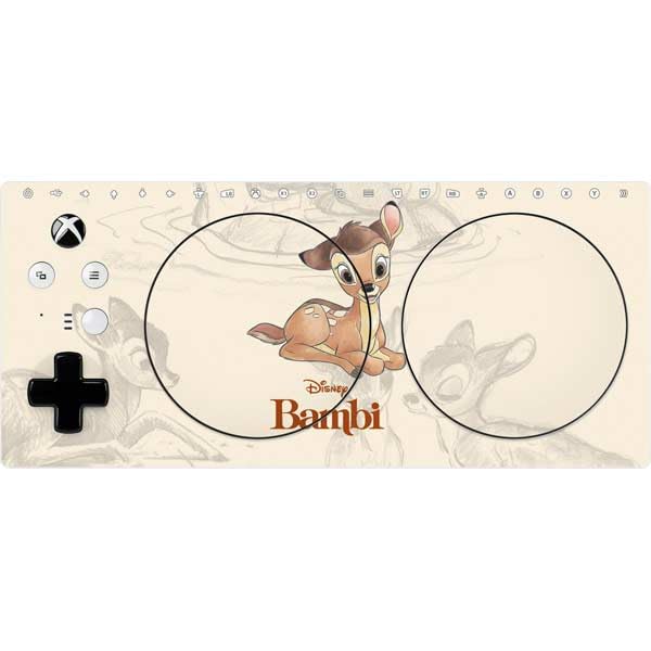Officially Licensed Disney Bambi Sketched Portrait Gaming Skin Decal for Xbox Adaptive Controller - Custom Protective Cover for Gamers & Disney Fans