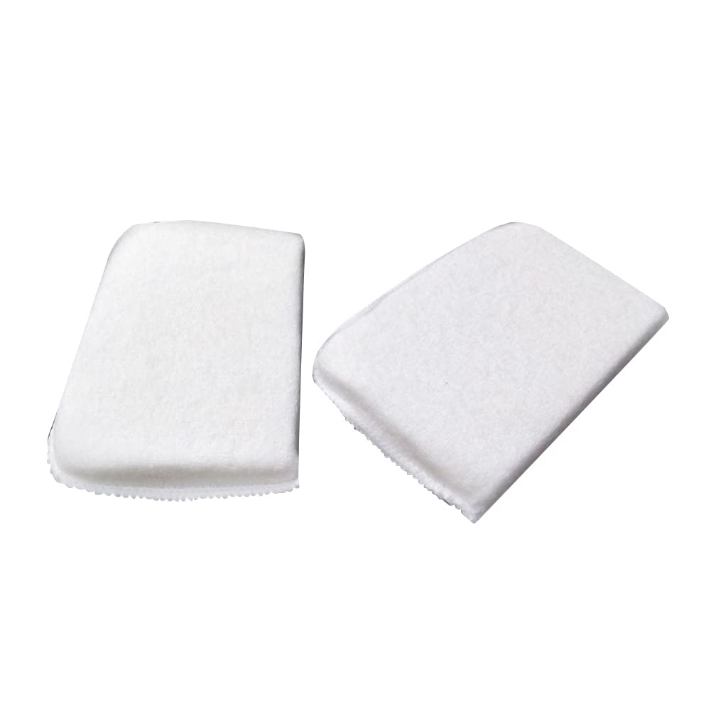 Premium Car Wax Applicator Pads - 2PCS Ultra-Soft Microfiber Sponge Waxing Pads for Car Polishing, Detailing & Cleaning (Round & Square) - Ideal for Vehicle, Home & Workshop Use