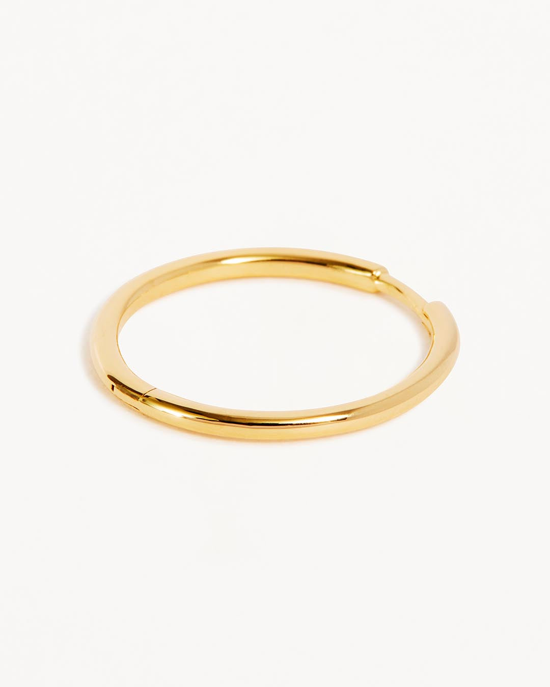 14K Solid Gold Sleeper Hoop Earrings - 9mm, 11mm, 13mm Sizes - Hypoallergenic Comfort Fit for Everyday Wear & Sensitive Ears