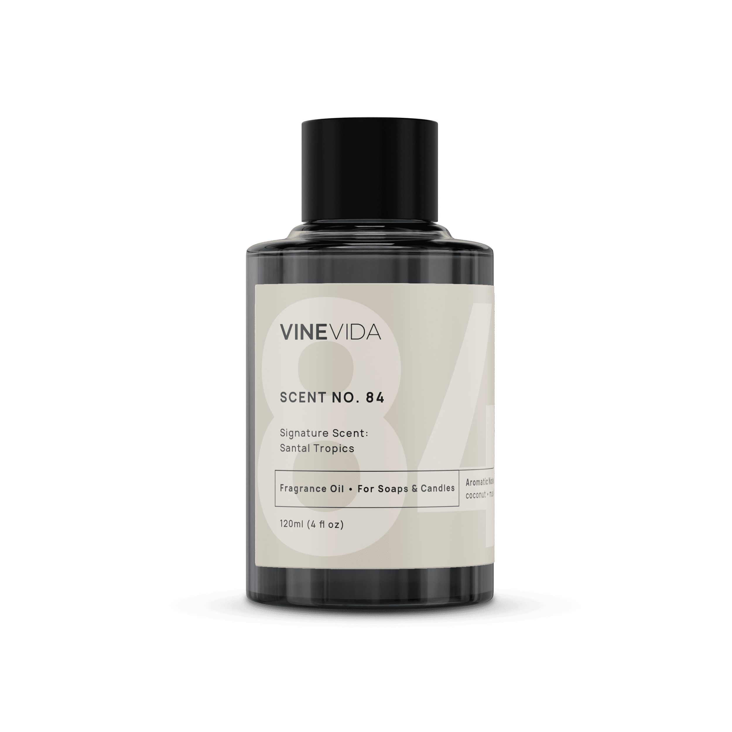 NO. 84 Santal Tropics Fragrance Oil - Premium Scent for Handmade Soaps, Candles & DIY Home Fragrance - Perfect for Aromatherapy, Relaxation & Gift Giving