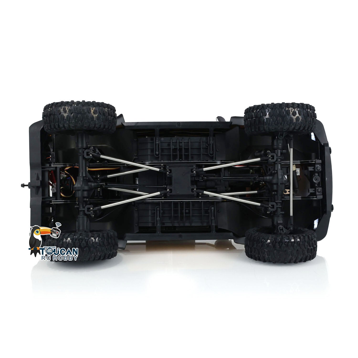 YK4083 V3 1/8 Scale 4WD RC Rock Crawler Off-Road Truck with Servo Motor & ESC - Remote Control Hobby Car for Trail Climbing and Outdoor Adventure
