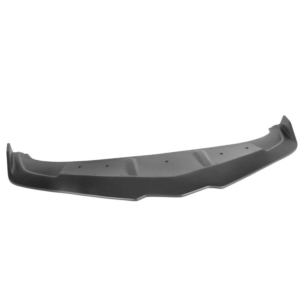 IKON MOTORSPORTS Front Bumper Lip for 2014-2015 Chevy Camaro SS | Unpainted PP Spoiler Splitter | Ikon Style Air Dam Body Kit - Enhance Your Car's Aerodynamics & Sporty Look for Street Racing & Show Cars