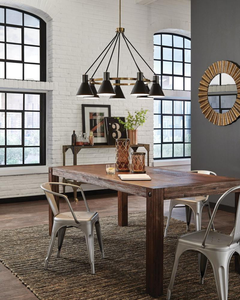 Elegant Towner Chandelier - Modern Crystal Ceiling Light Fixture for Dining Room, Living Room & Bedroom | Perfect for Home Decor & Interior Design