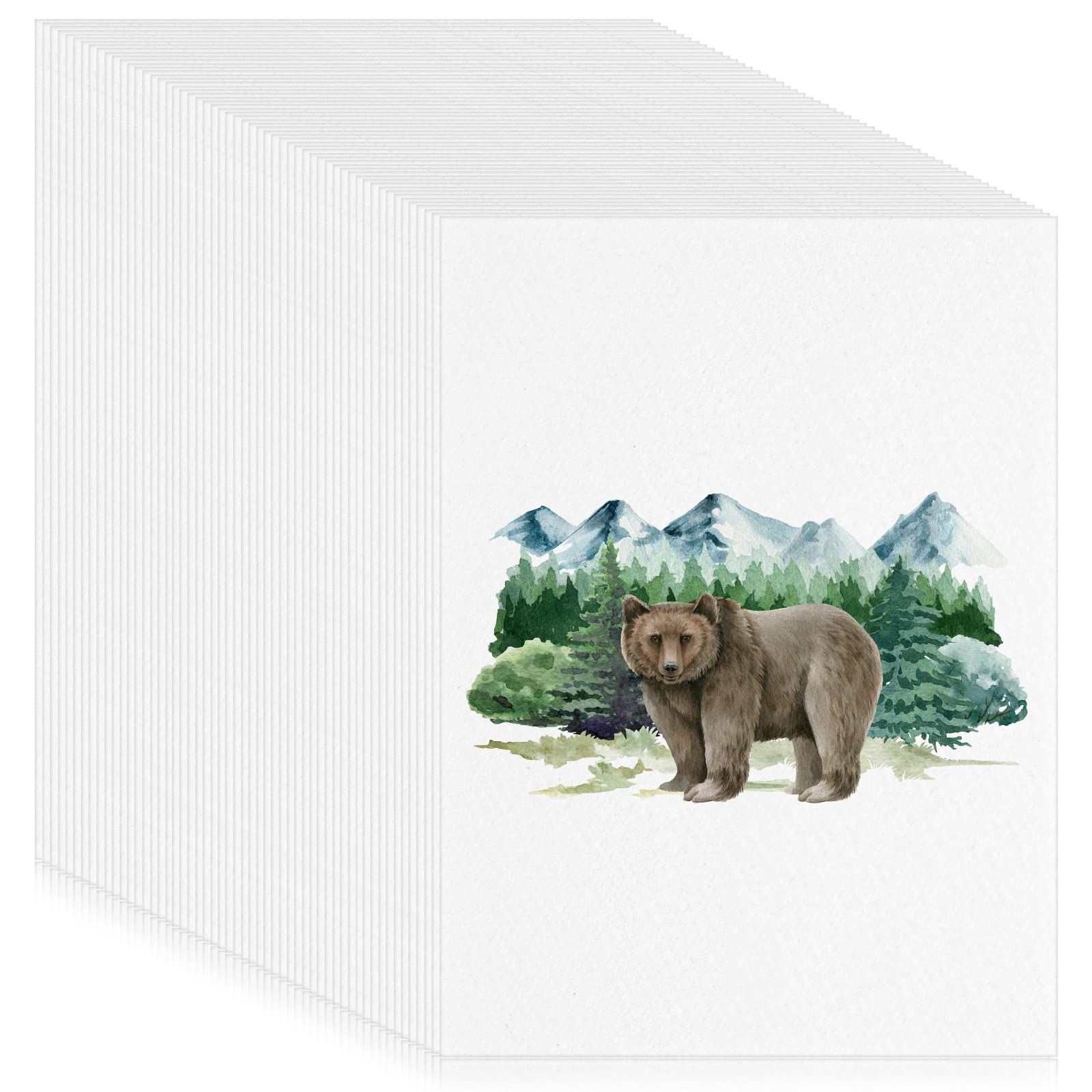 Sabary 500 Sheets 90 lb Cold Press Watercolor Paper - Bulk White Art Paper for Painting, Drawing & Watercolor Techniques | Perfect for Beginners, Artists & Hobbyists | Ideal for Sketchbooks, Journals & DIY Projects (6 x 9 Inch)