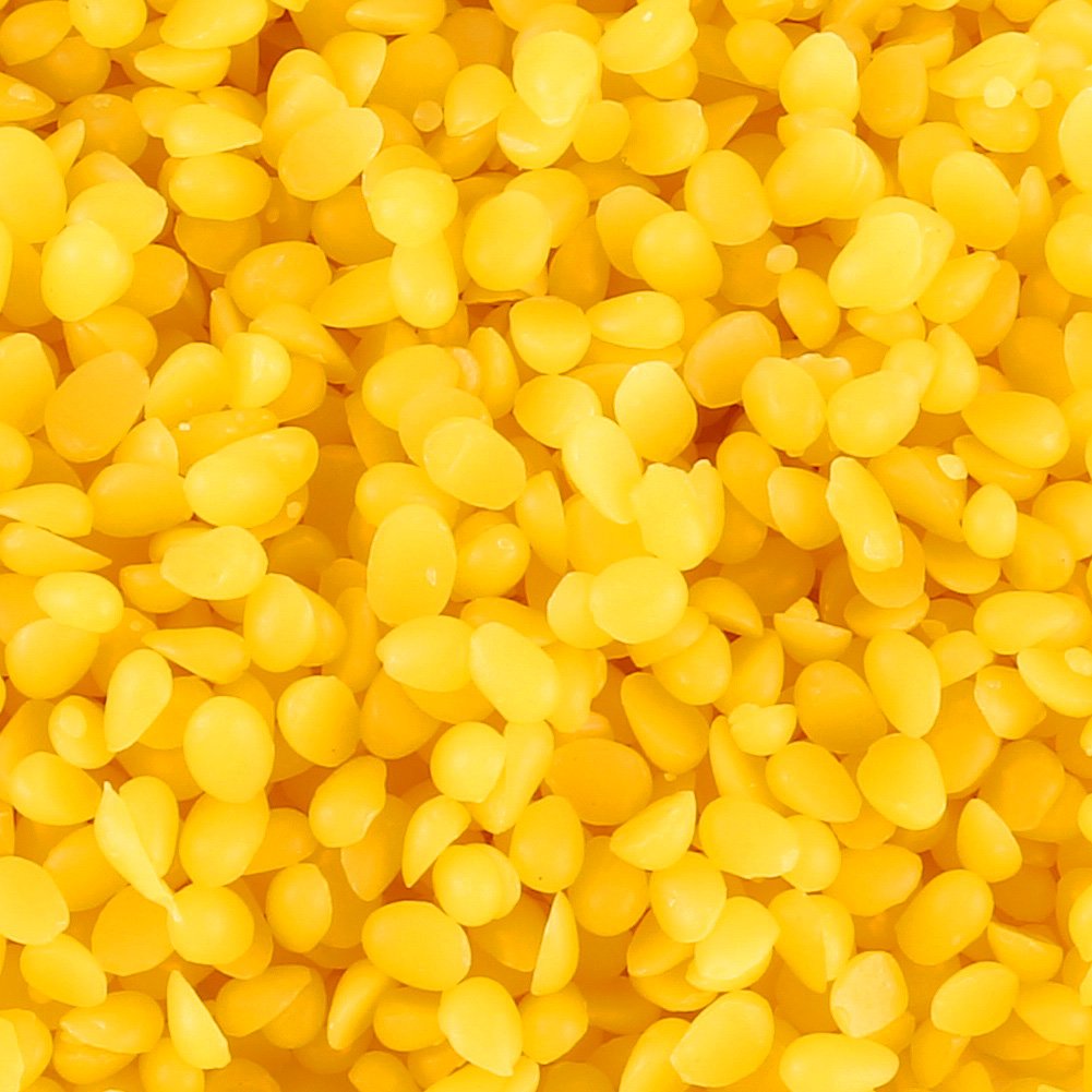 50g Pure Food Grade Beeswax Pellets for DIY Candles, Lip Balm, Soap Making - Natural Cosmetic & Candle Wax Material - Perfect for Homemade Beauty Products, Crafting, and Aromatherapy