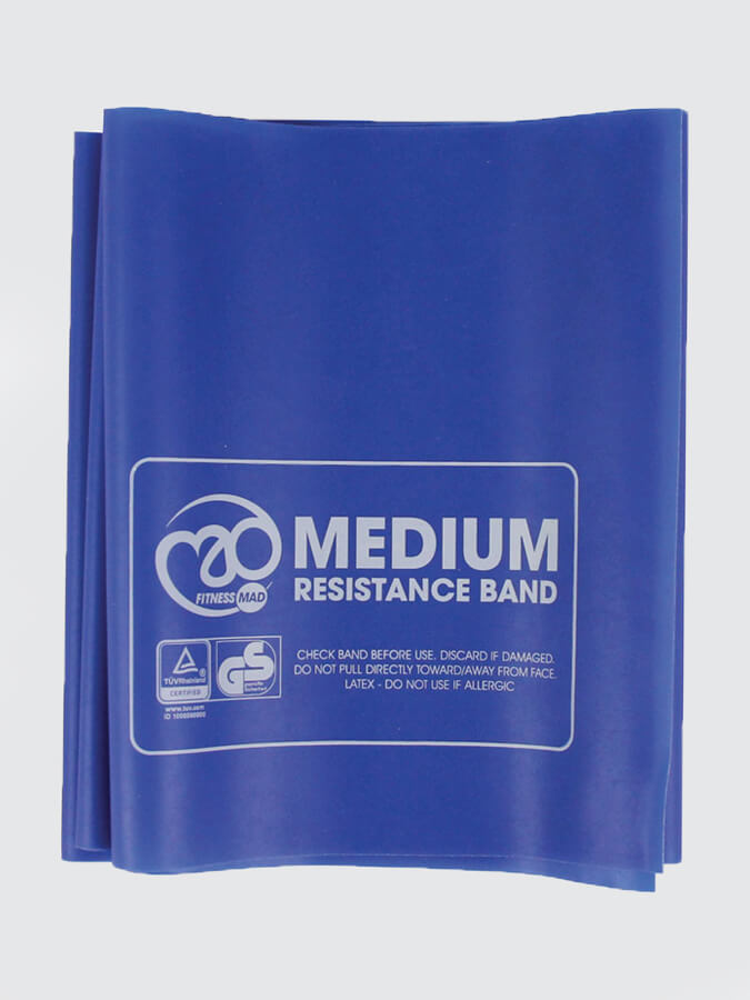 Premium Medium Resistance Band for Yoga, Pilates & Home Workouts - Stretching, Strength Training & Physical Therapy - Ideal for Fitness, Gym & Recovery Exercises