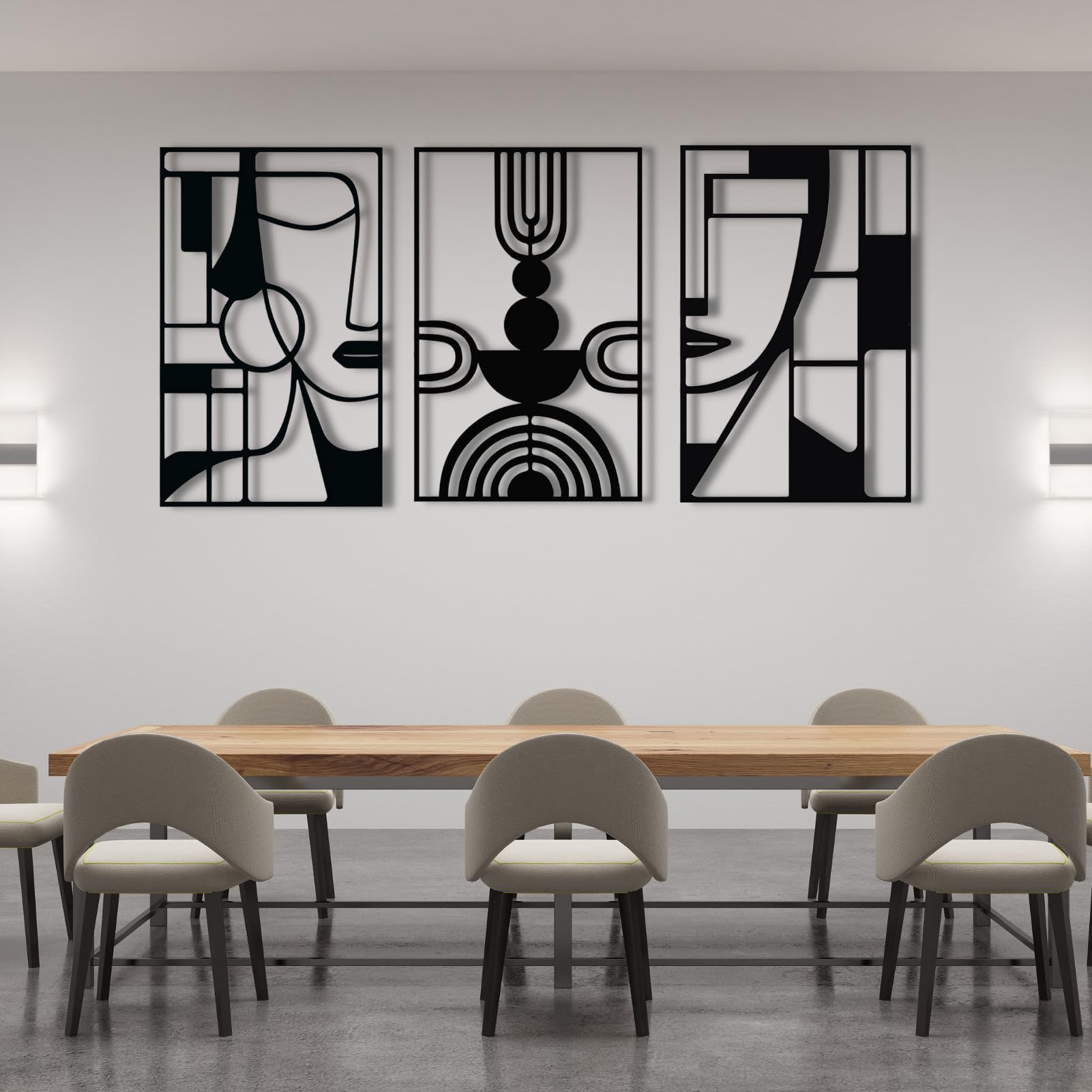 ICEWQOQU Modern Metal Wall Art - 66