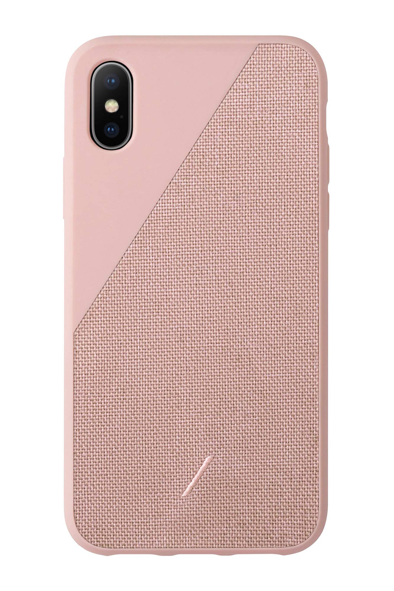 Native Union Bundle: Shield Screen Protector & Clic Canvas Case for iPhone 11 Pro/iPhone XS/iPhone X - Rose Gold | Perfect for Everyday Protection & Style
