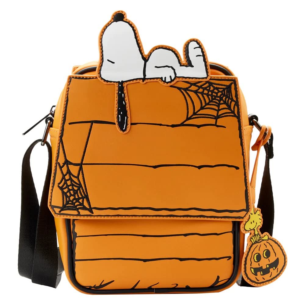 Peanuts The Great Pumpkin Snoopy Doghouse Crossbody Purse for Women | Cute Cartoon Shoulder Bag for Halloween, Cosplay & Daily Use