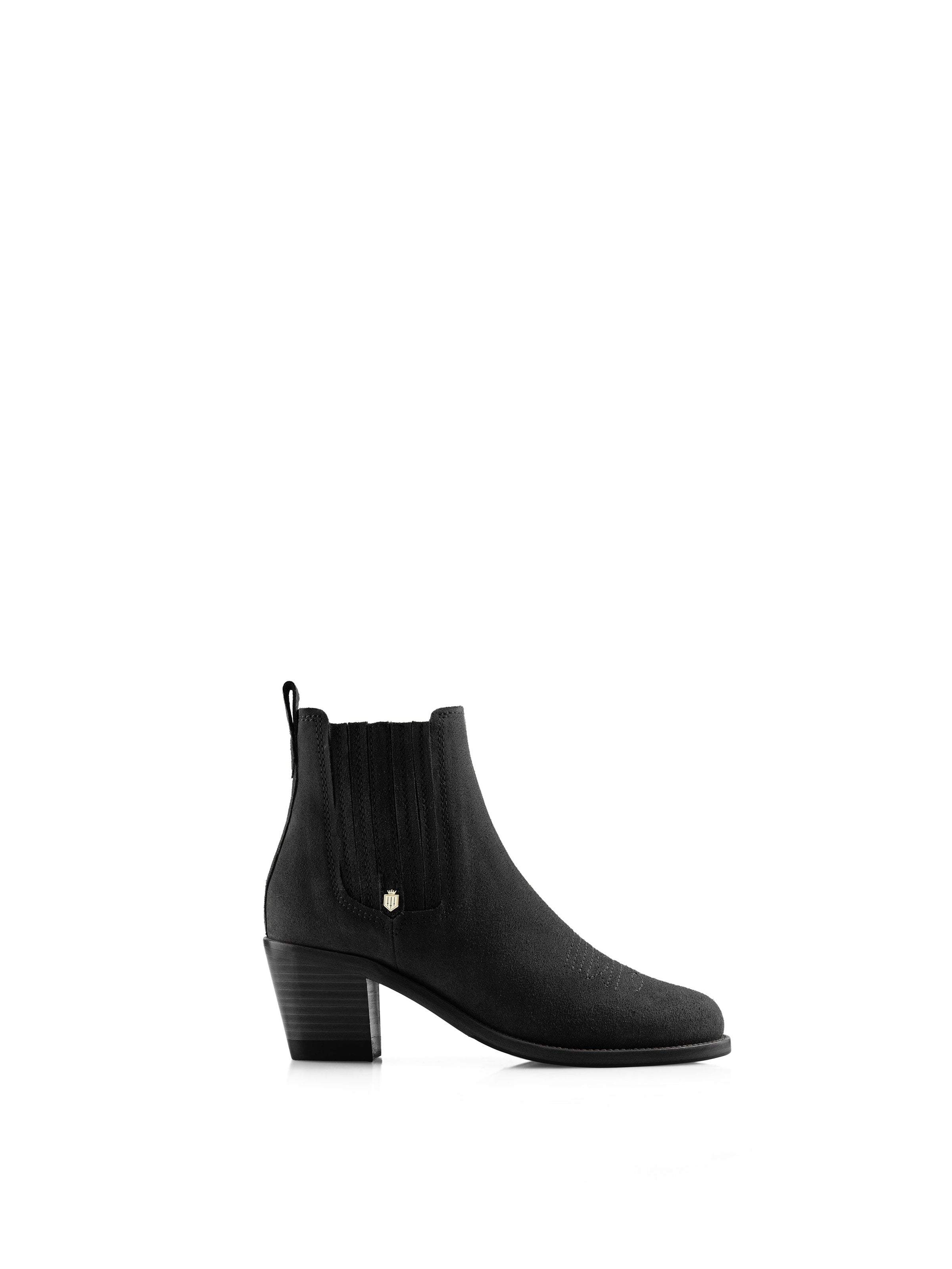 Rockingham Women's Ankle Boots - Black Leather Chelsea Boots for Women | Comfortable & Stylish Casual Shoes for Work, Travel & Everyday Wear