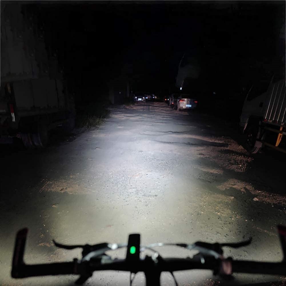 Super Bright USB Rechargeable Bike Lights - IPX4 Waterproof LED Bicycle Headlight & Taillight Set for Night Riding - Perfect for Road, Mountain Cycling - Men, Women & Kids - Ideal for Commuting, Trail Adventures & Safety Visibility (Black)