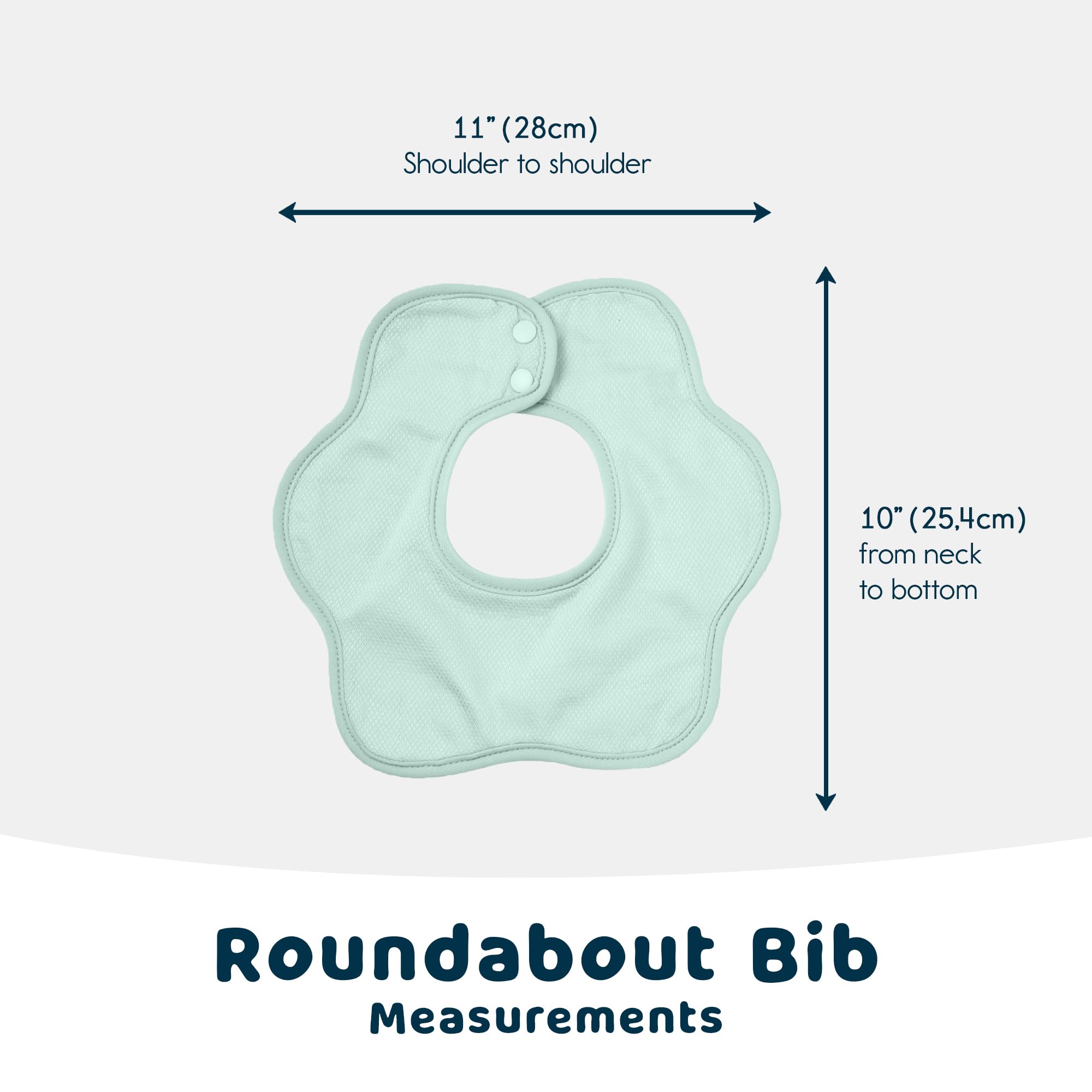 360° Rotating Waterproof & Absorbent Baby Drool Bibs - 3 Pack Soft Teething Bibs for Infants & Toddlers | Ideal for Feeding, Teething & Messy Playtime