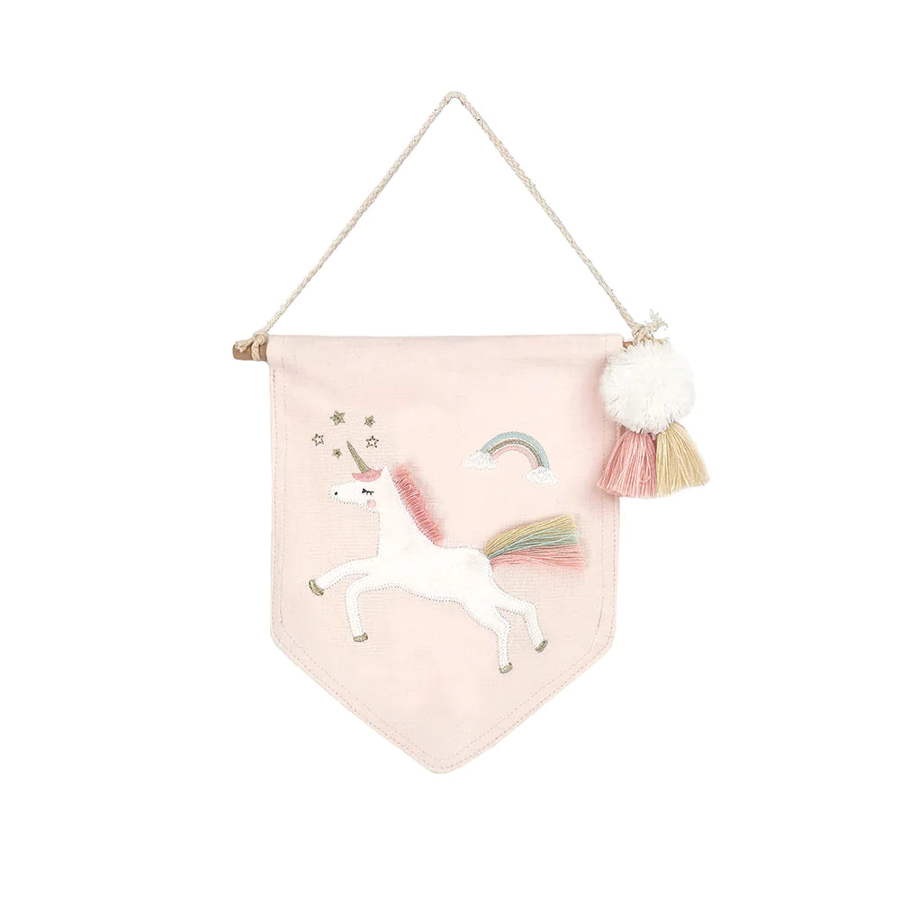 Magical Unicorn Wall Banner for Kids Room Decor - Perfect for Birthday Parties, Baby Showers & Nursery Wall Art