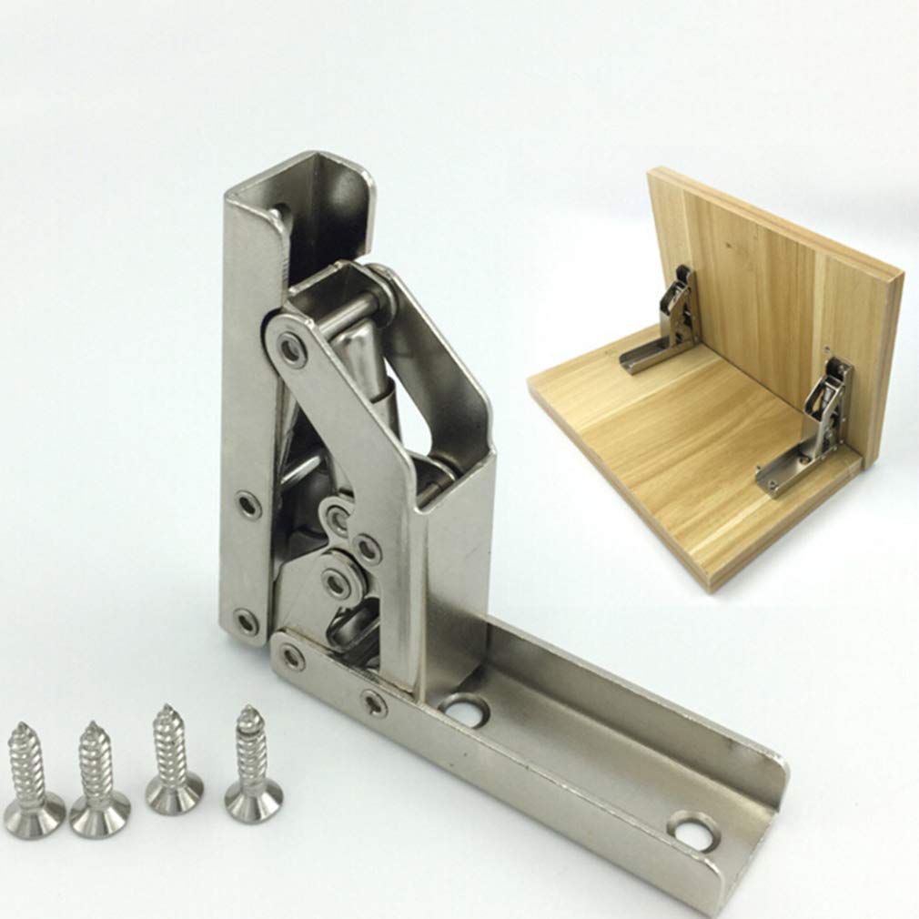Heavy Duty Folding Shelf Brackets - Triangle Corner Brackets for Wall Mounted Shelves, Cabinets & Foldable Doors | Perfect for Kitchen, Bathroom, Garage & Closet Organization