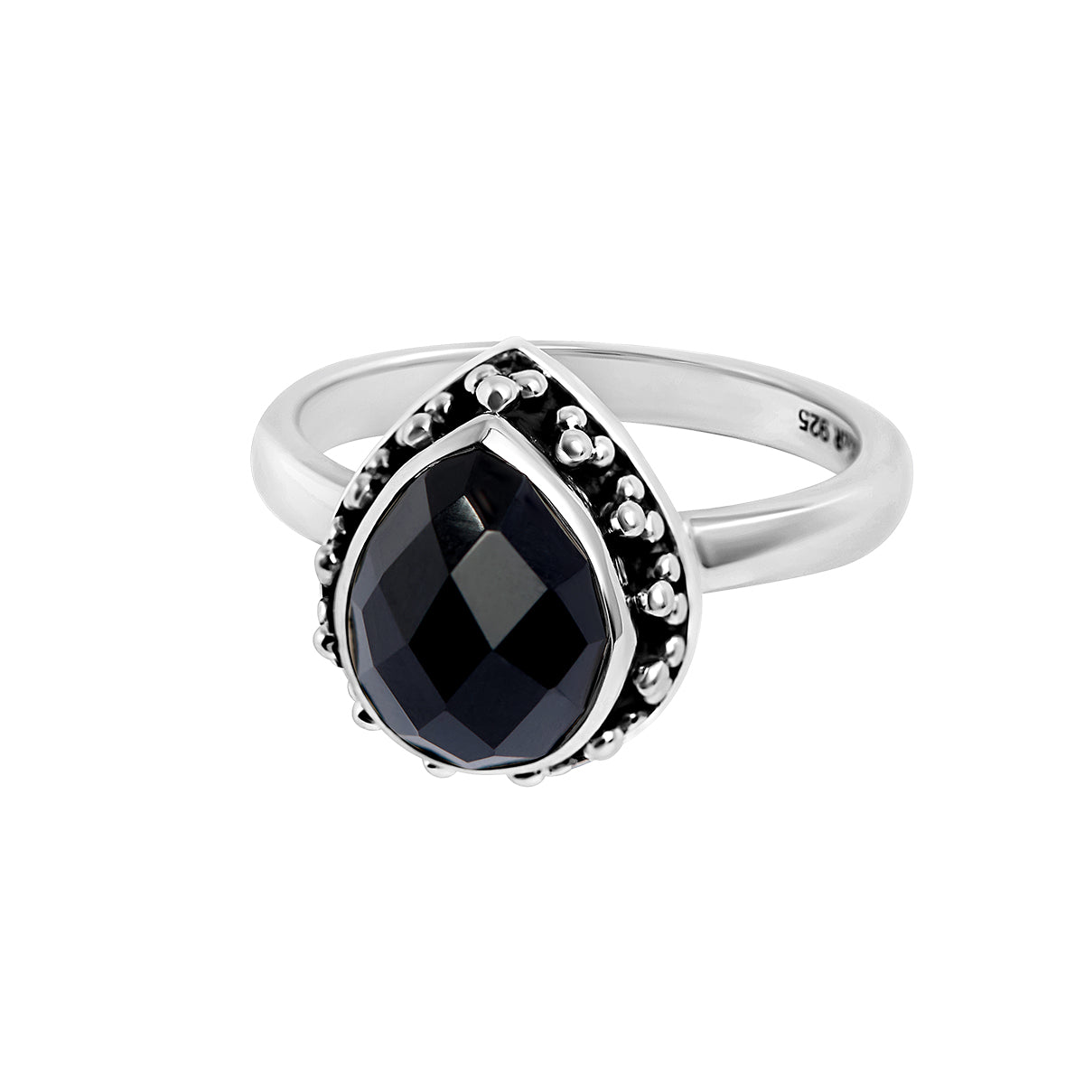 Empyrean Onyx Ring for Men & Women - Elegant Black Onyx Stone Ring - Perfect for Gifts, Weddings & Everyday Wear