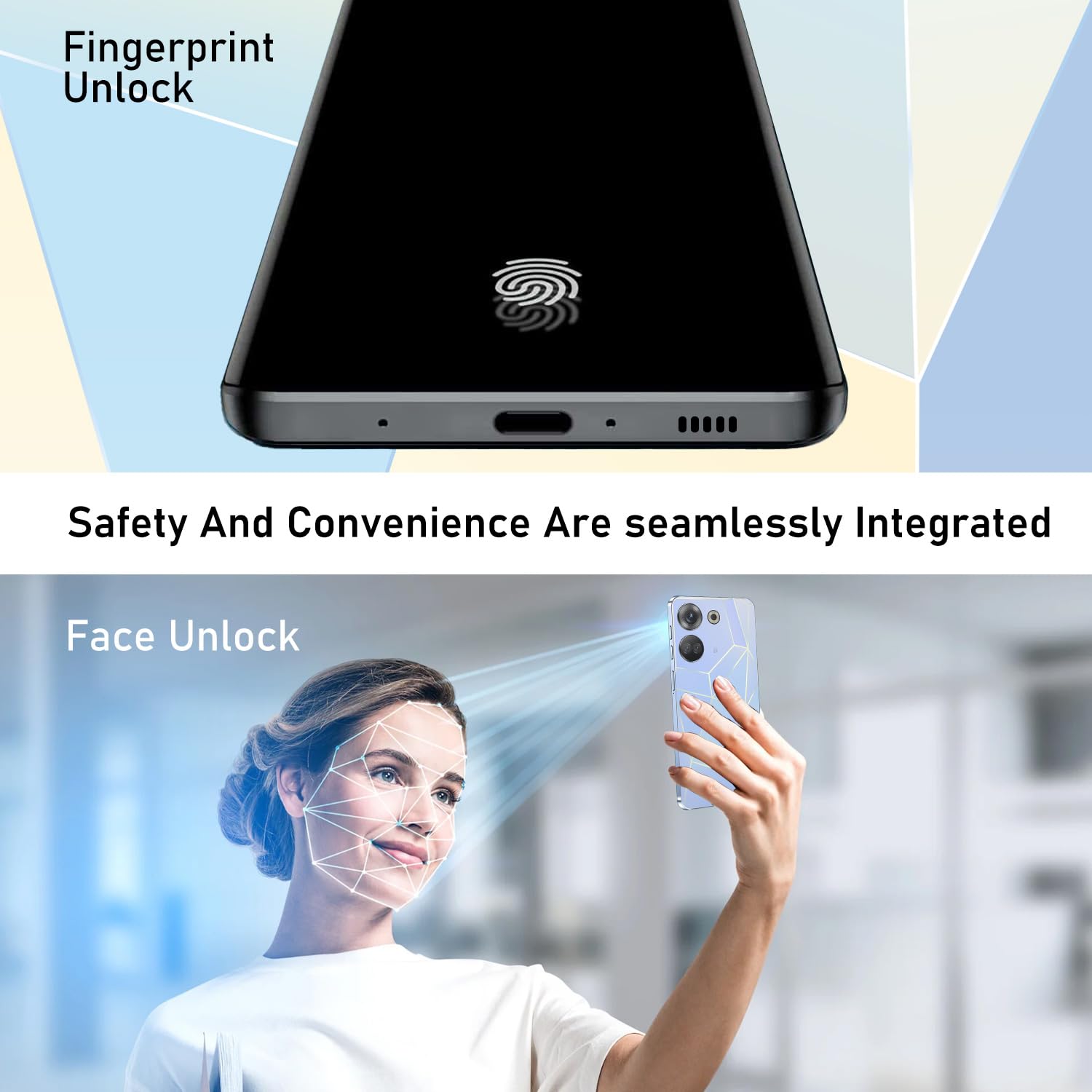 C20 Pro Unlocked Android 13 Smartphone - 6.7