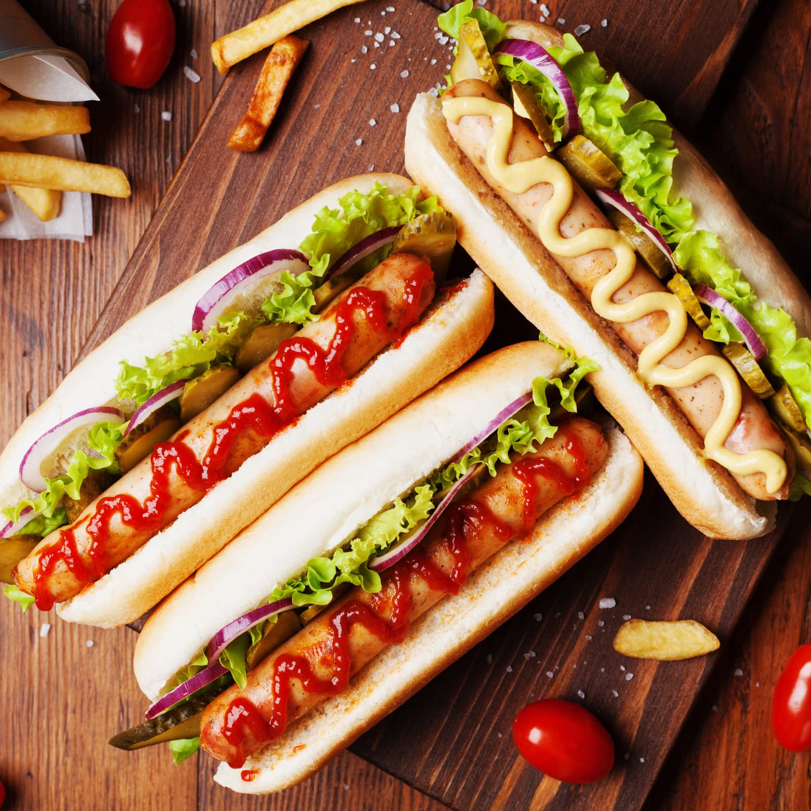 Non-Stick Silicone Bread Loaf Pan Set - 12 Mini Baguette & Perforated Hot Dog Bun Baking Molds with Liners | Perfect for Homemade Bread, French Baguettes, Hot Dog Buns & Party Snacks | Dishwasher Safe & Easy Clean