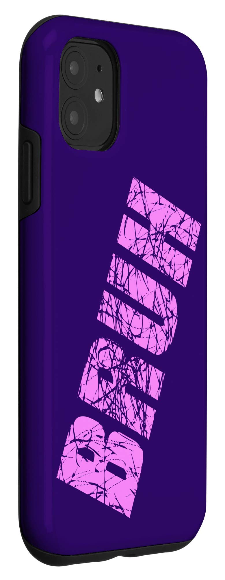 iPhone 11 Case for Women & Girls - Cute Bruh Pink Protective Phone Cover | Slim Fit, Shockproof, Scratch Resistant | Perfect for School, Work, Travel & Everyday Use