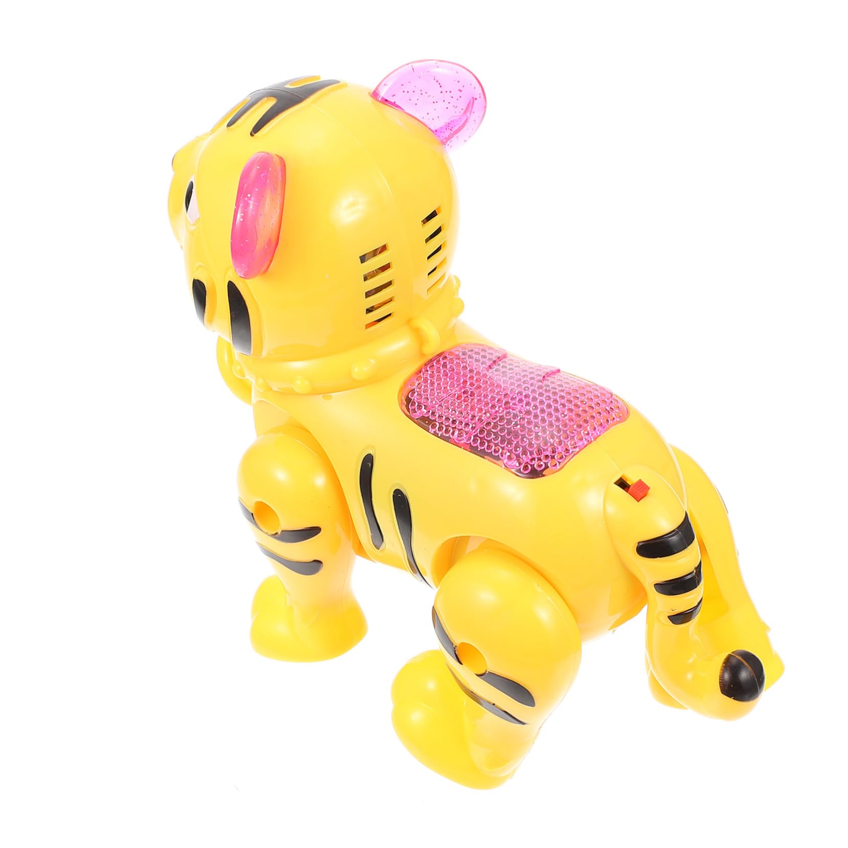 Light Up Tiger Plush Toy - Chinese Zodiac Animal Cartoon Stuffed Doll, Soft Mascot Pull Toy with Glow Feature for Kids & Infants | Perfect for Birthday Gifts, Nursery Decor, and Playtime Fun