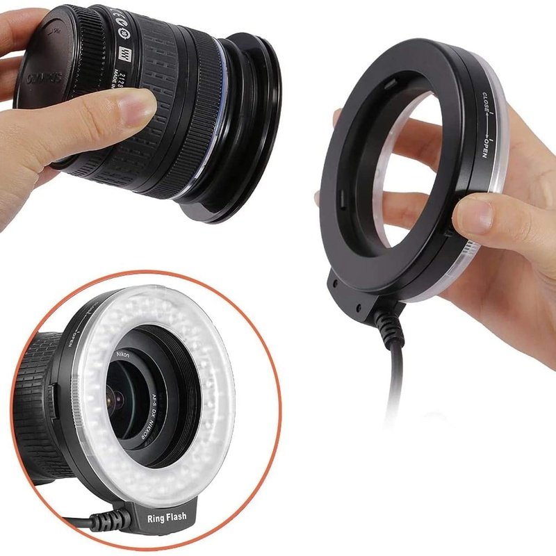 Professional Macro Ring Light Flash with LED Display for Canon EOS Rebel T7 - Perfect for Portrait, Macro Photography & Product Shots