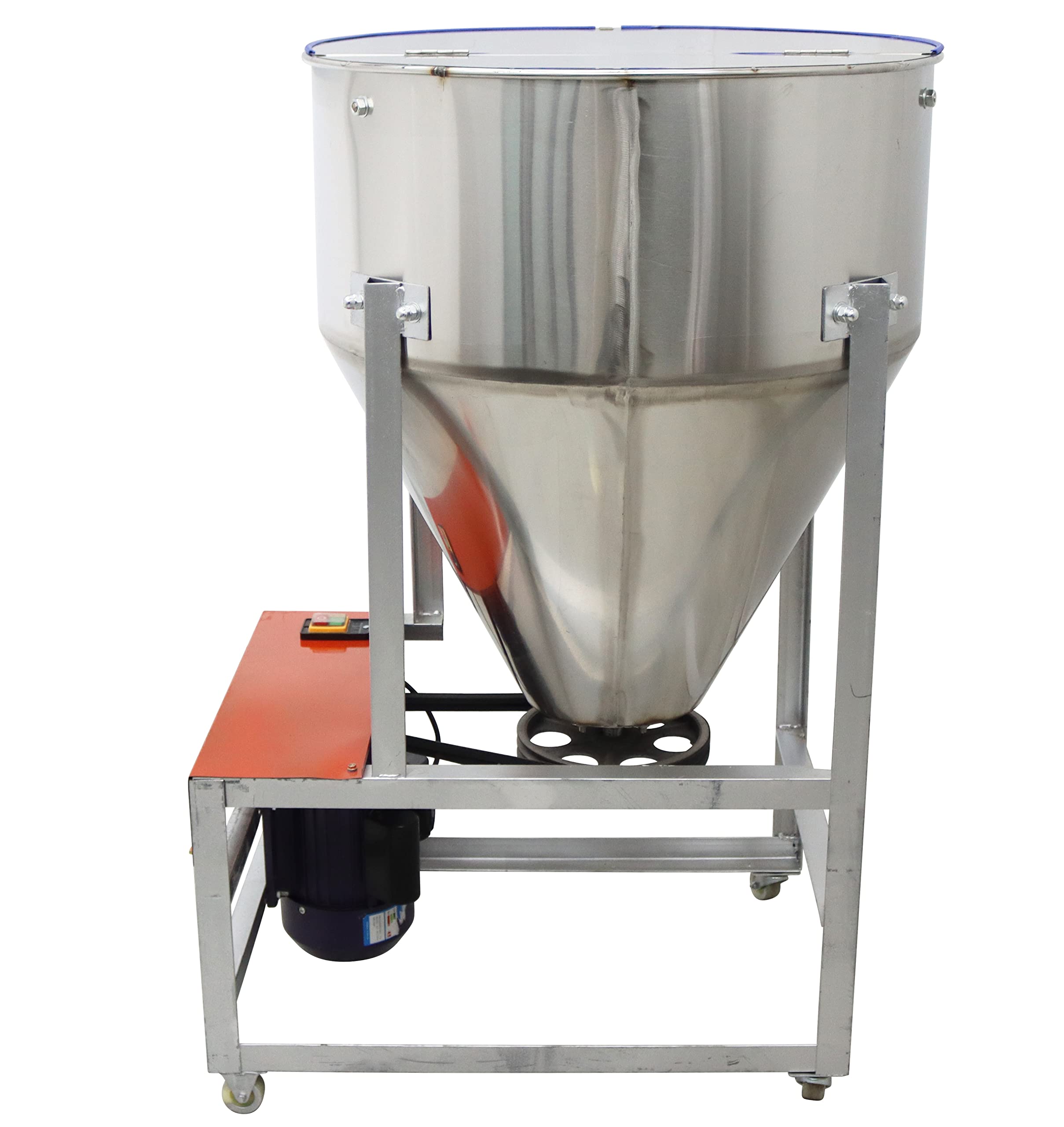 TECHTONGDA Commercial Powder Mixer Blender - 220lbs Capacity for Dry Grain, Particle & Granula Mixing - Perfect for Bakery, Spice Blending & Food Processing