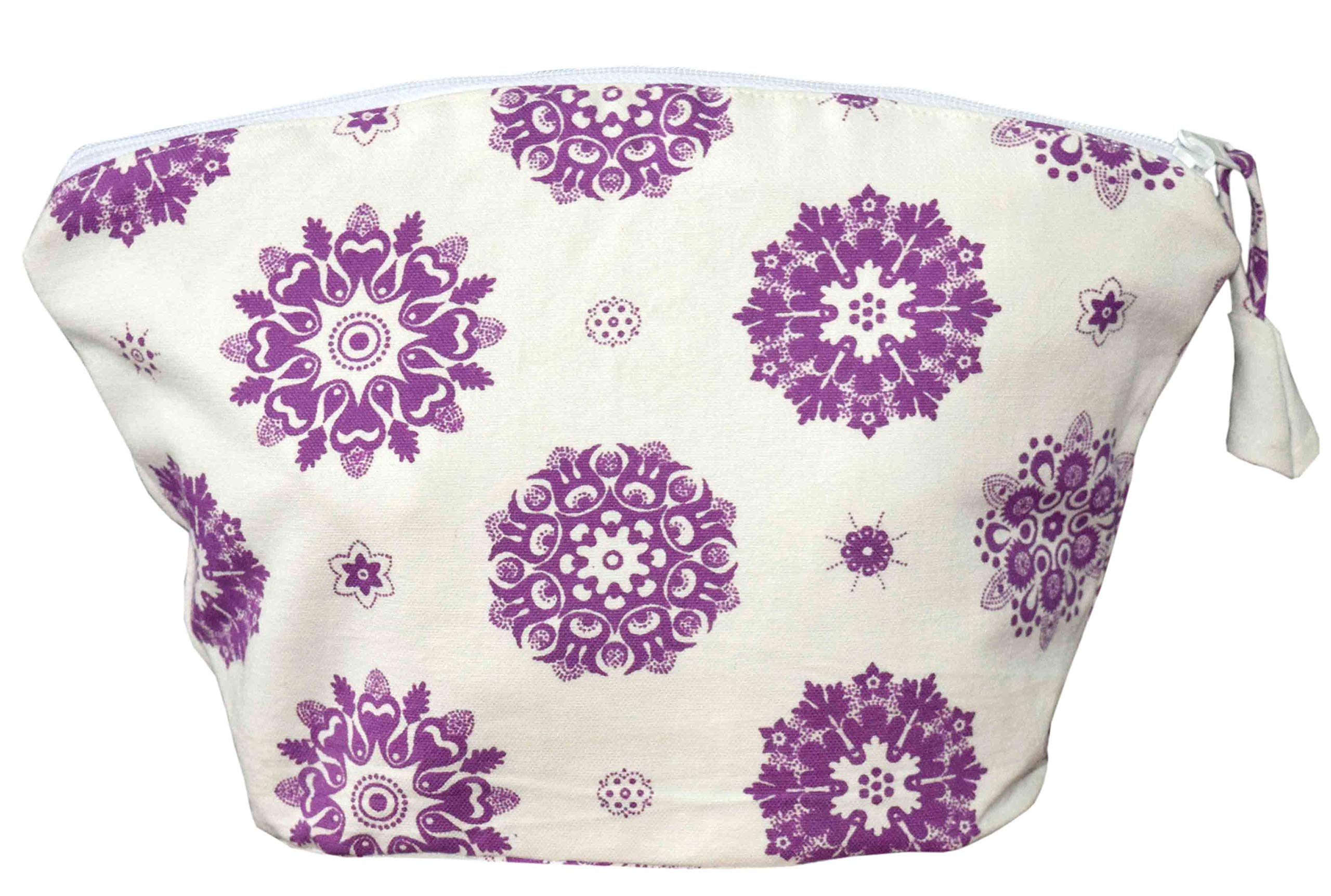 HVE Women's Makeup Bag - Waterproof Cosmetic Pouch for Travel Organizer | Stylish Toiletry Bag with Multiple Pockets for Makeup Brushes & Accessories | Perfect for Girls' Travel, Gym, and Daily Use