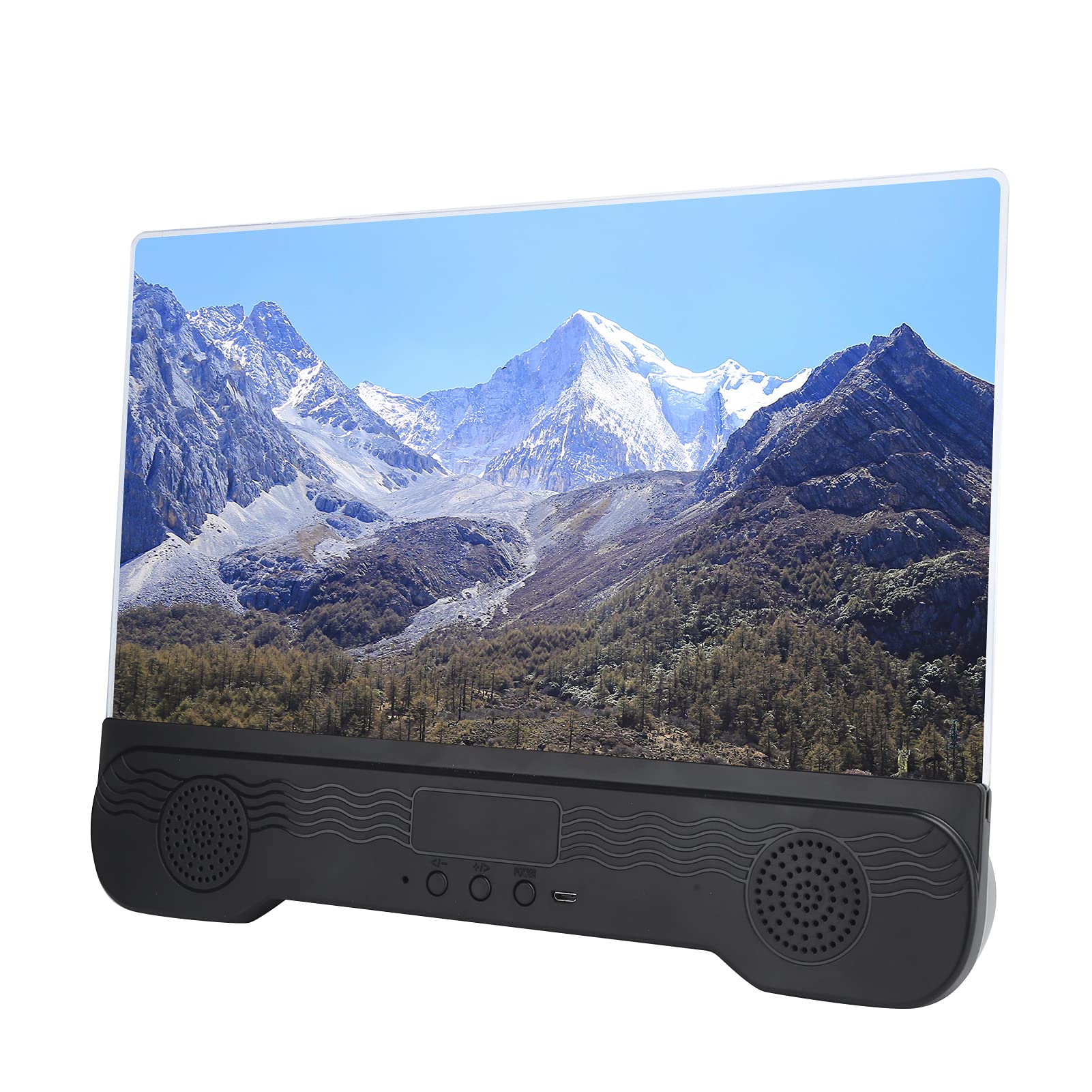 EBTOOLS 14 Inch HD Phone Screen Magnifier with Bluetooth Speaker - Portable Desktop Mobile Screen Amplifier for Watching Movies, Gaming & Reading (Ideal for Elderly & Low Vision Users)