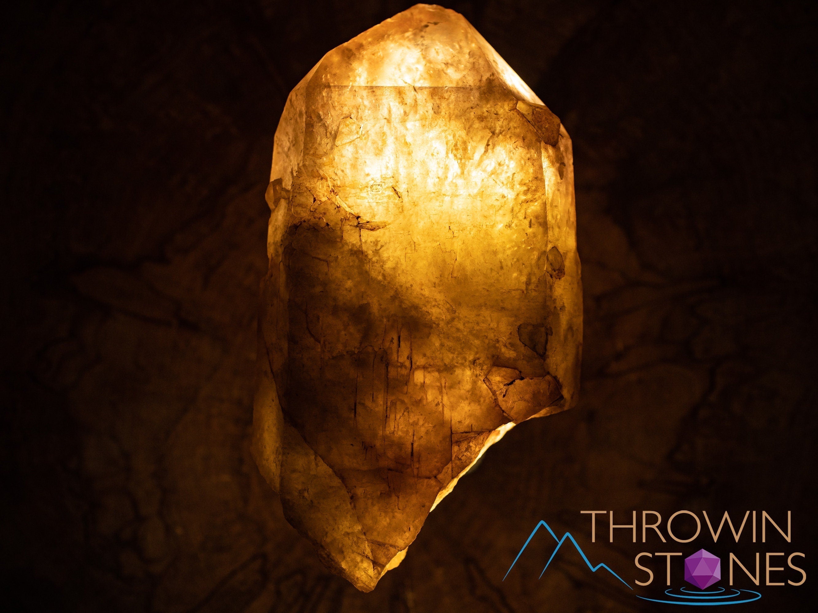 Natural CITRINE Raw Crystal Point - November Birthstone, Healing Crystal for Home & Office Decor, Raw Stones Collection (41151) | Perfect for Meditation, Feng Shui & Spiritual Gifts