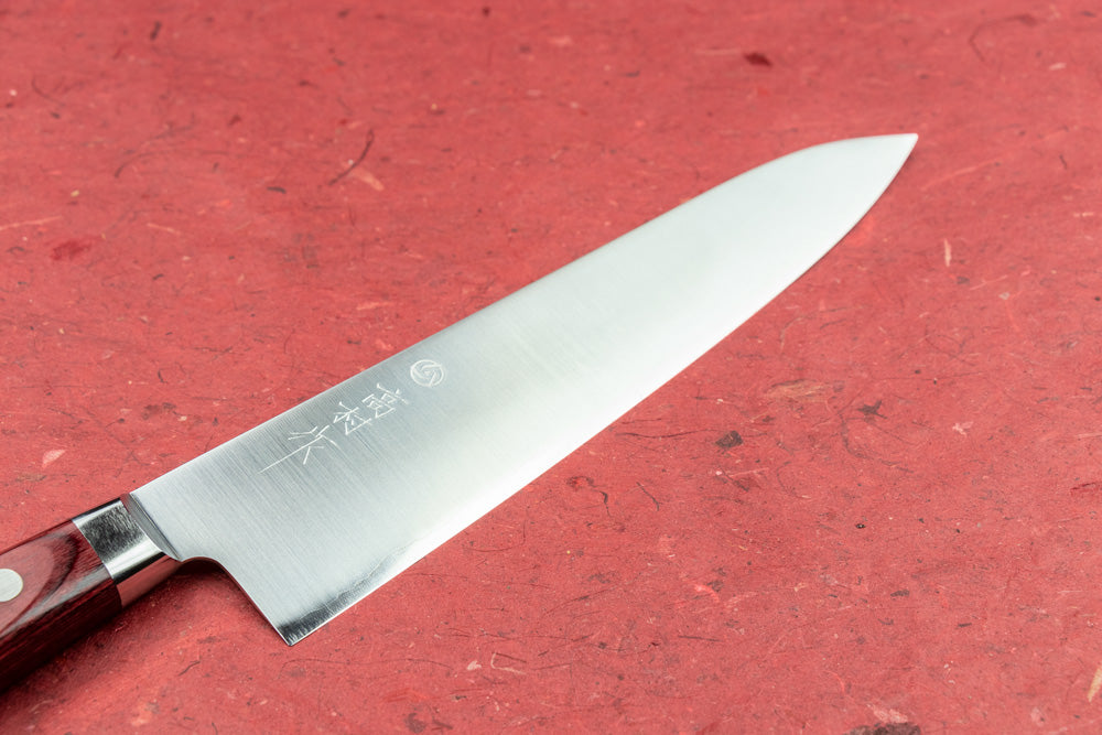 Takamura Akagouhan Gyuto 210mm Japanese Chef Knife - High Carbon Steel Kitchen Knife for Professional Chefs & Home Cooking, Perfect for Slicing, Dicing & Meat Cutting