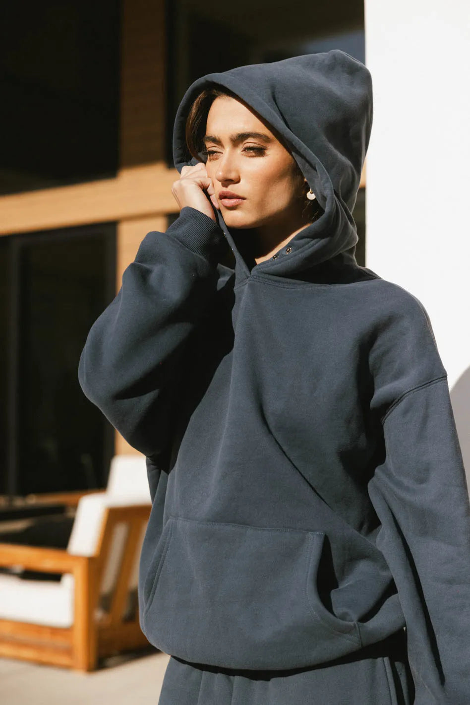 Comfortable Navy Do Not Disturb Sweatshirt - Cozy Pullover for Relaxing at Home, Lounging, or Running Errands