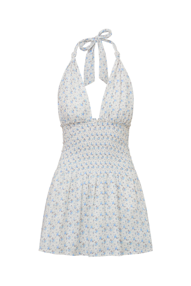Luisetta Women's Floral Print Summer Dress D1938 2312 - Perfect for Beach Vacations, Parties & Casual Wear
