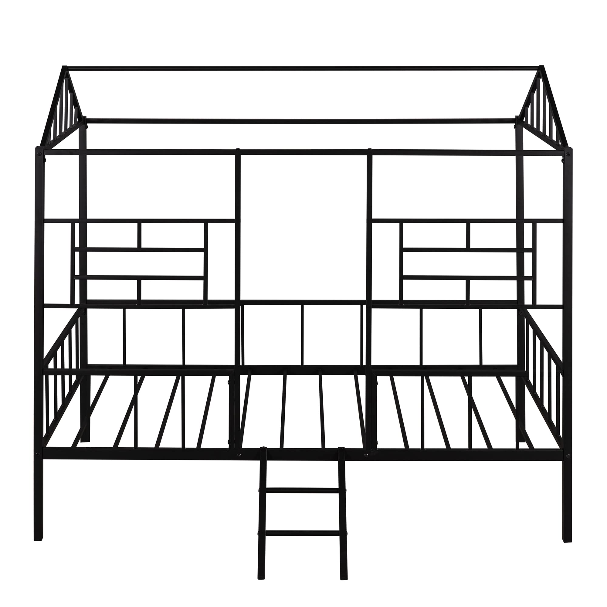 Bellemave Twin Size Metal Platform Bed Frame for Kids - No Box Spring Needed, Sturdy & Durable Bed Frame for Girls & Boys (Black) - Perfect for Bedrooms, Guest Rooms & Kids' Rooms