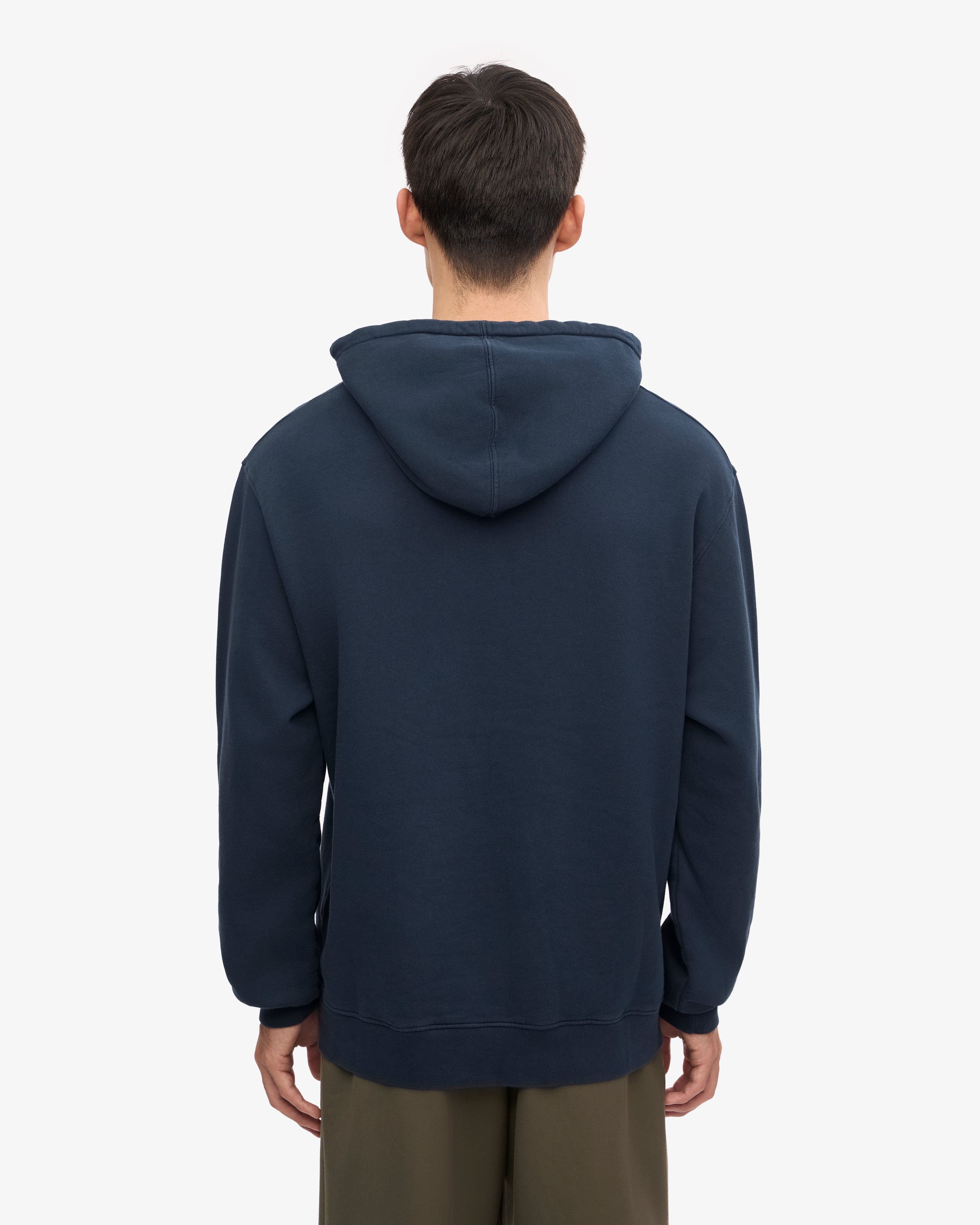 Classic Organic Cotton Hoodie for Men & Women - Navy Blue | Comfortable & Eco-Friendly Pullover for Casual Wear, Gym, and Outdoor Activities