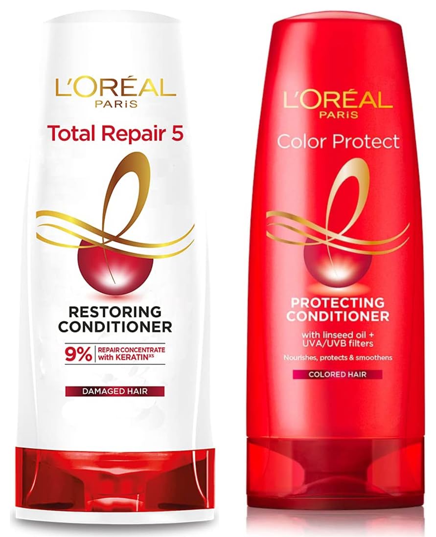 L'Oréal Paris Colour Protect Conditioner for Color-Treated Hair - 6.5 oz | Hydrating & Damage Repair for Weak Hair | Post-Coloring & Daily Hair Care Solution