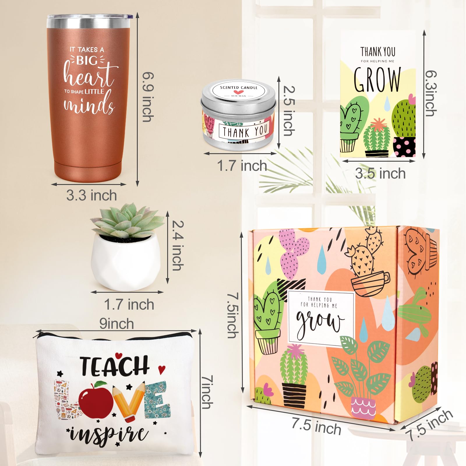 20oz Insulated Wine Tumbler for Women - Best Teacher Appreciation Gift, Christmas Present & Graduation Gift Idea - Perfect Thank You Present for Educators, Students & New Teachers - Great for Classrooms, Office Use & Daily Coffee/Tea Enjoyment