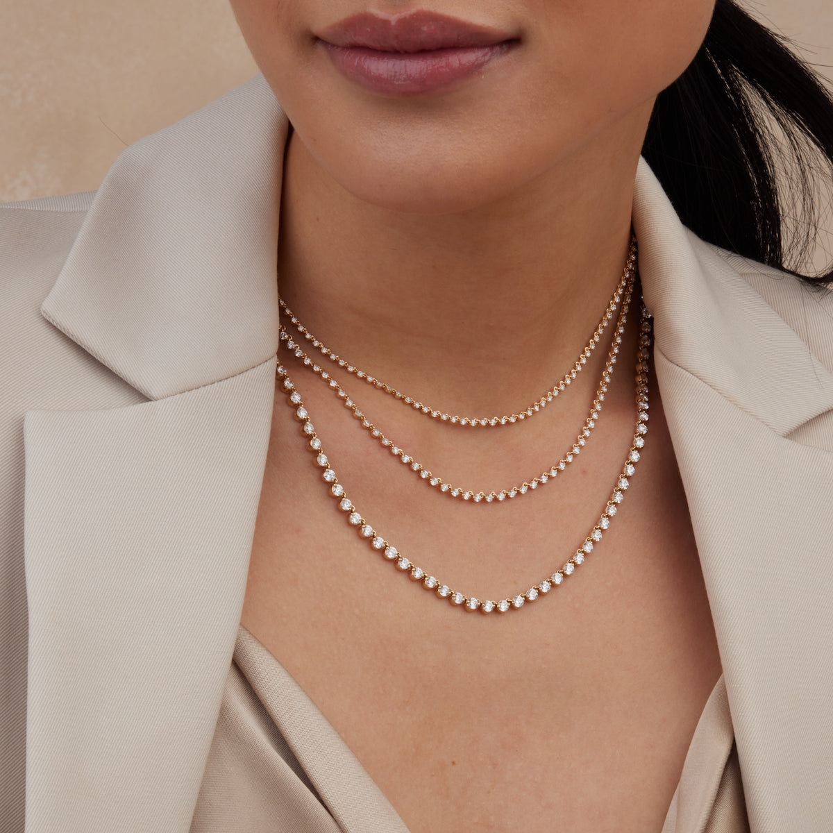 Diamond-Encrusted Choker Necklace - Elegant & Sparkling Jewelry for Women | Perfect for Parties, Weddings & Special Occasions