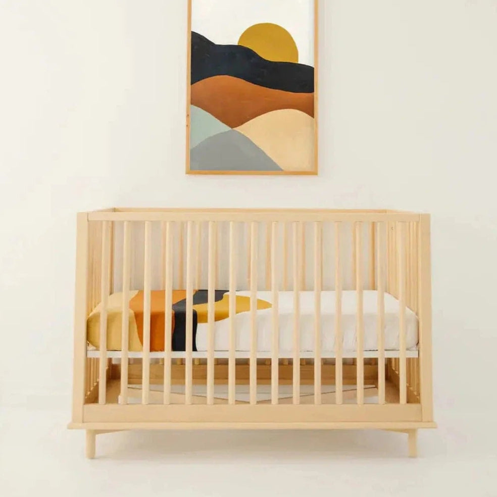 Clementine Kids 100% Cotton Muslin Crib Sheet - Soft Baby Bedding for Nursery, Sunset Color | Perfect for Newborns, Toddlers & Daycare Use