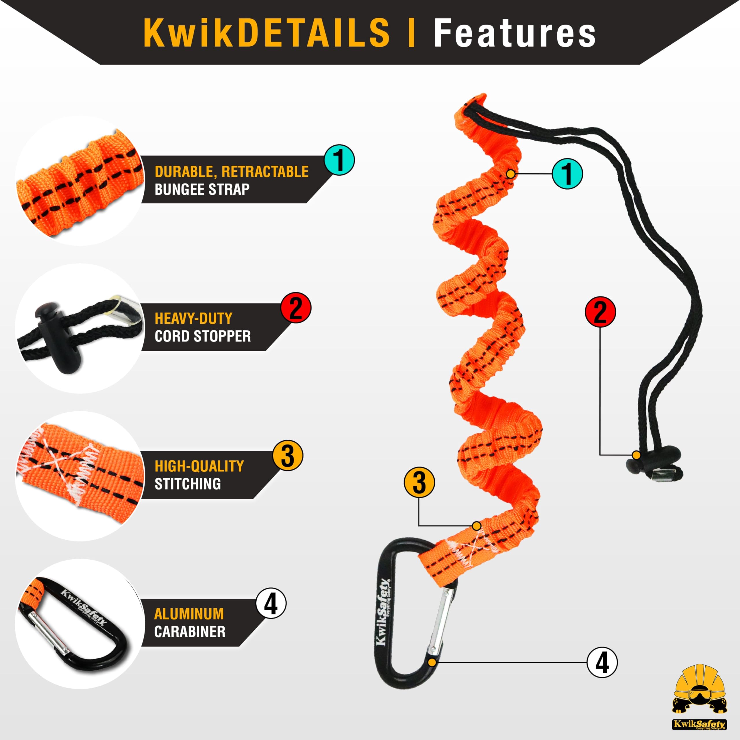 KwikSafety TYPHOON Ironworker Safety Harness with 3 D-Rings & Tool Lanyard Loop - ANSI & OSHA Certified for Construction Work - Fall Protection Gear for Roofing, Scaffolding & High-Rise Projects