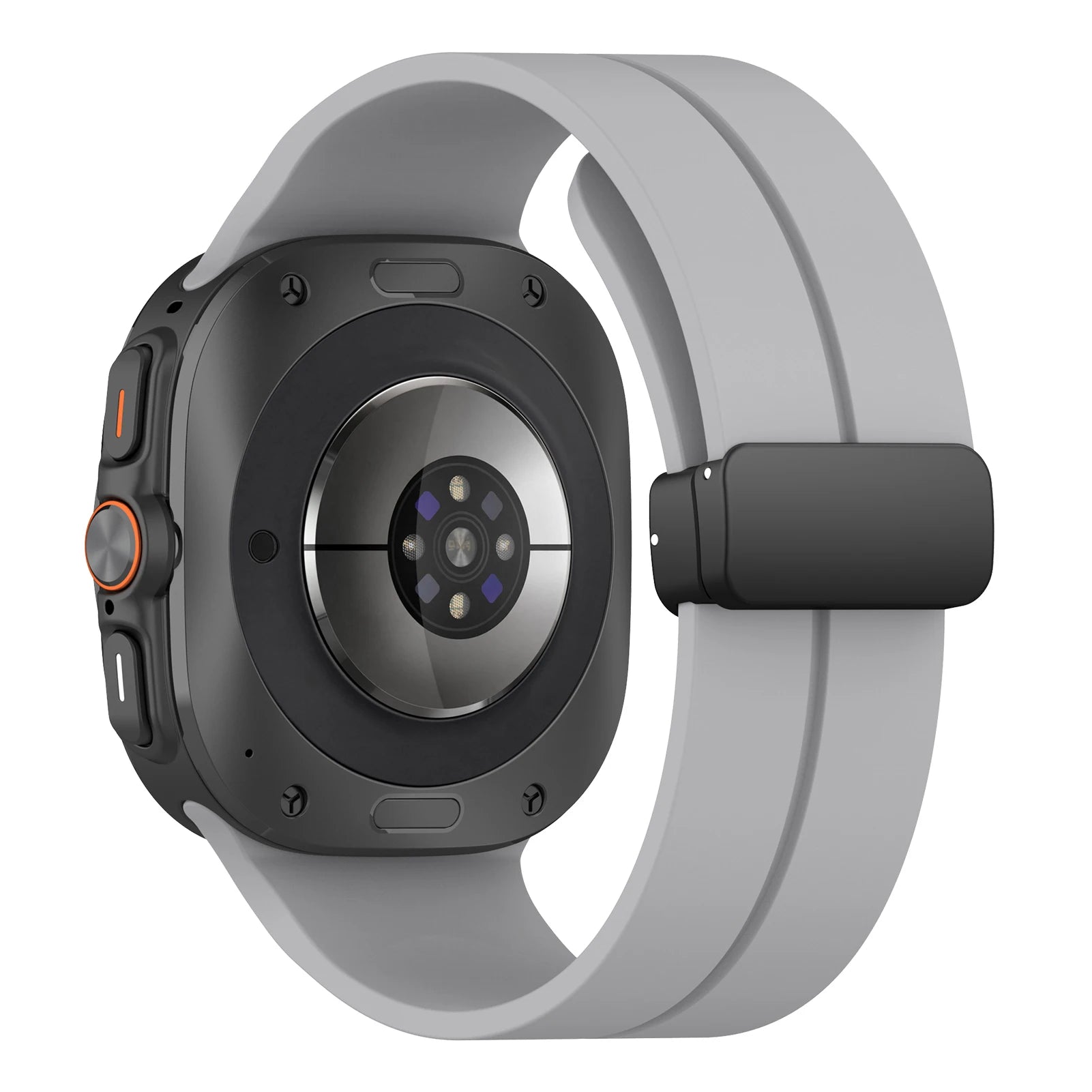 Magnetic Silicone Band for Samsung Galaxy Watch Ultra - Durable, Comfortable Strap for Workout, Running & Outdoor Activities