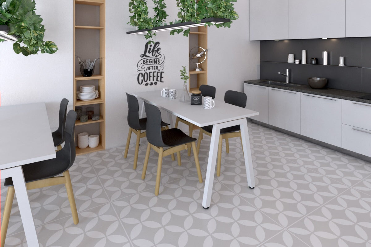Quadro A Legs Table - 1600L x 800W Rectangle Dining Table - Perfect for Home, Office & Restaurant Use