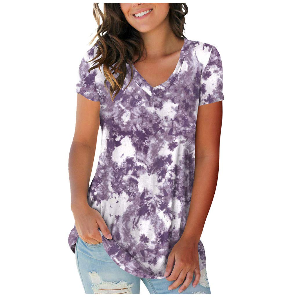 Women's Plus Size V-Neck Waffle Knit Blouse with Petal Sleeves - Casual Dressy Summer Tops for Work & Weekend Outfits