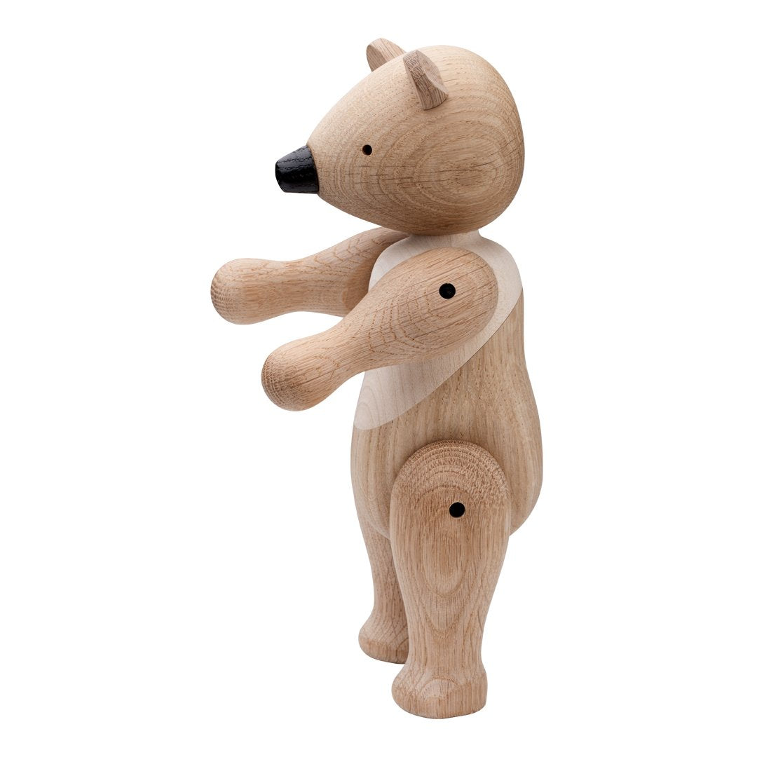 Kay Bojesen Wooden Bear Figurine - Handcrafted Scandinavian Decorative Collectible for Home, Nursery & Gift Giving